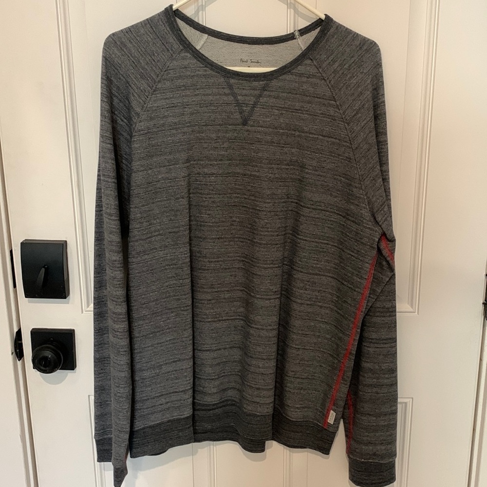 Paul Smith Mens jersey cotton long sleeve thick shirt, size Medium, like new